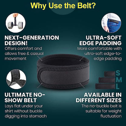 No Buckle Belt Stretch Elastic Jeans Belt Belt Buckle Elastic Waistband Lazy Invisible Belt Universal No Buckle Elastic Belt
