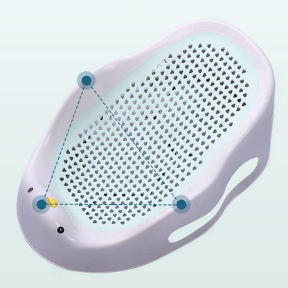 Baby Bath Support Portable Soft Non-Slip Lounger for 0-6 Months Infant blue