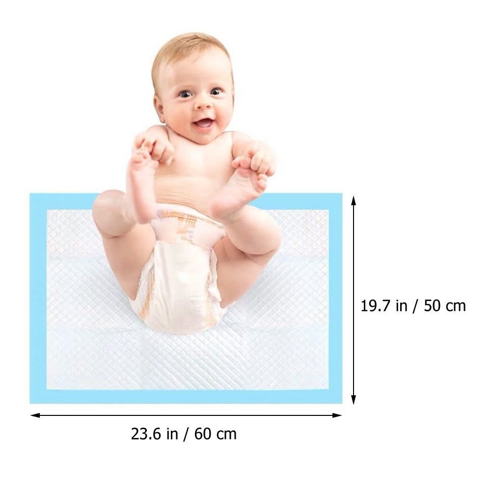20 Pcs Disposable Waterproof Changing Pad Diaper Changing Pad Non Woven Changing Mat Baby Shower Gift Newborns Travel Pee Pad