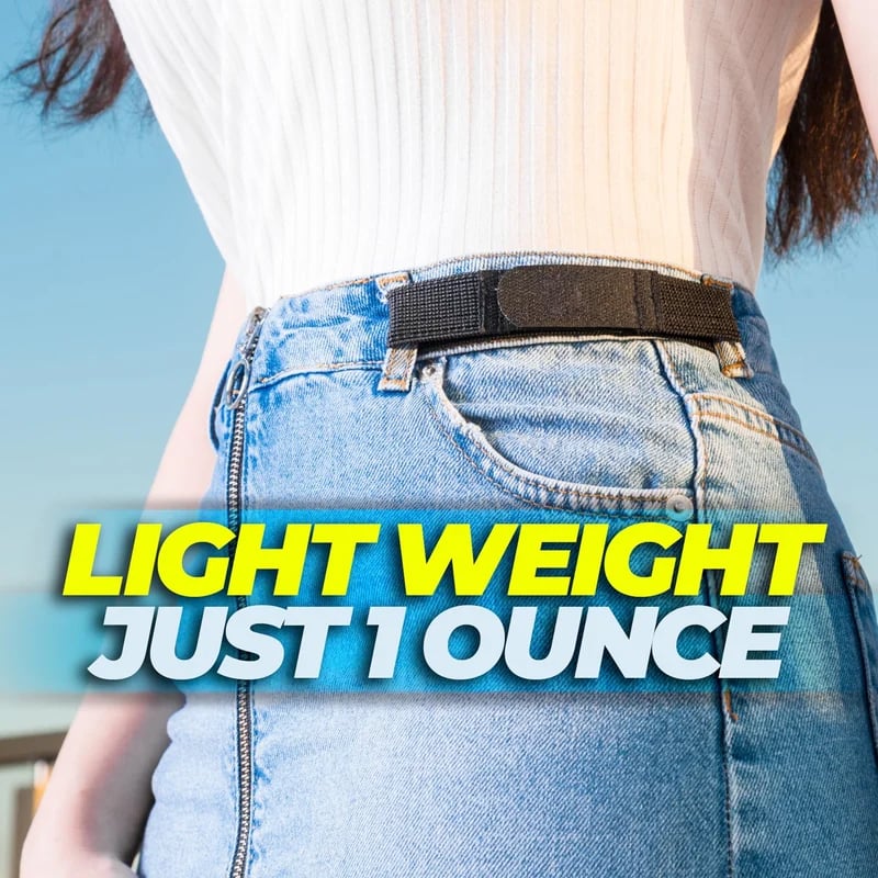 No Buckle Belt Stretch Elastic Jeans Belt Belt Buckle Elastic Waistband Lazy Invisible Belt Universal No Buckle Elastic Belt