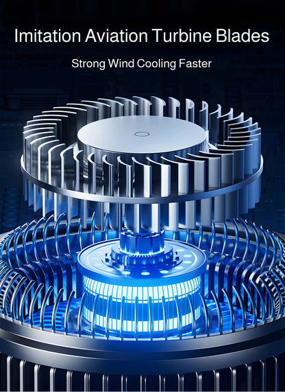 2025 Mini Hanging Neck Fan Portable Bladeless Neck Fan Air Cooler Digital Display Rechargeable Air Conditioner Neck Ventilator