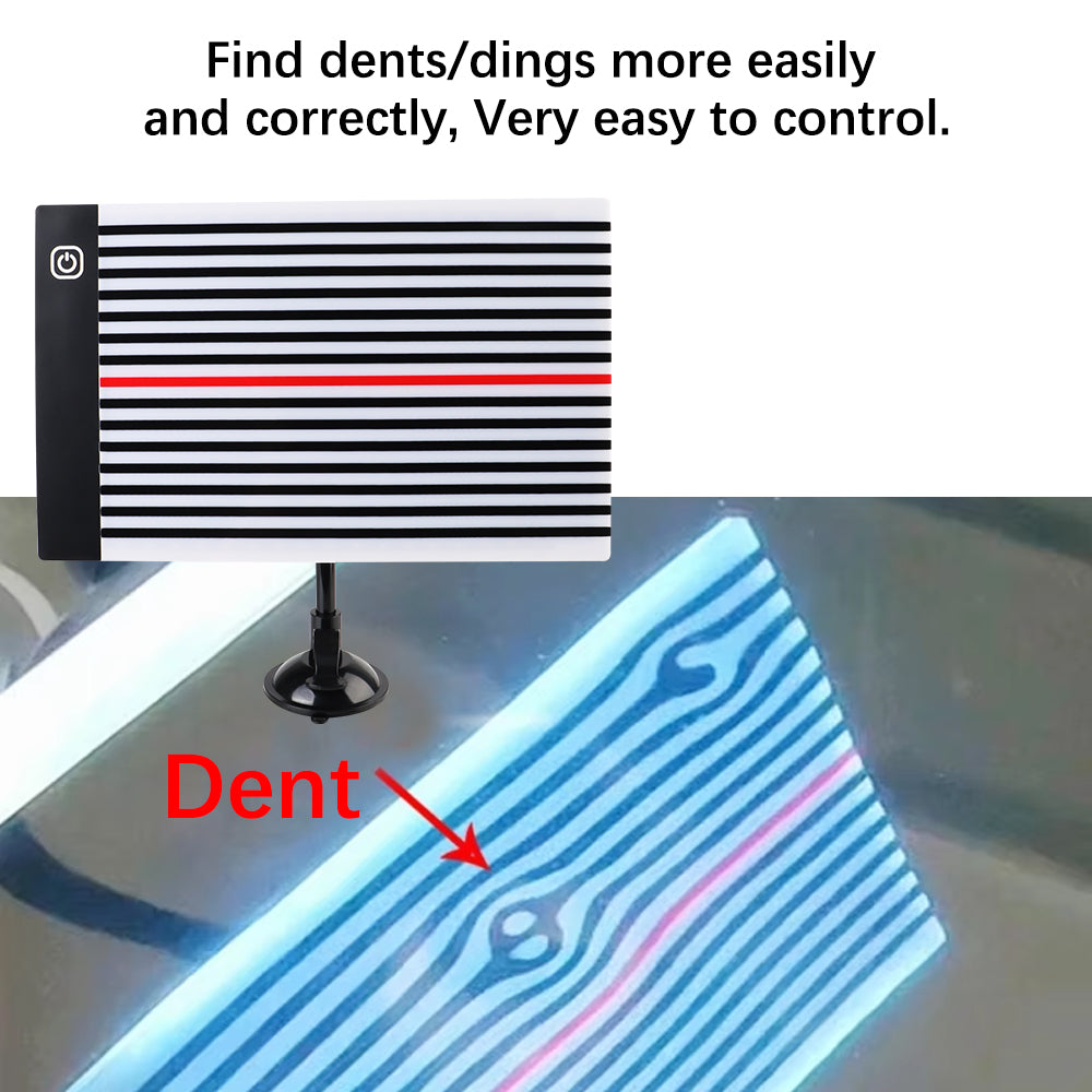 Car Dent Removal Tools LED Light Line Board Tools Car Accessories Auto Paintless Dent Wire Board Reflectors Lamp Repair