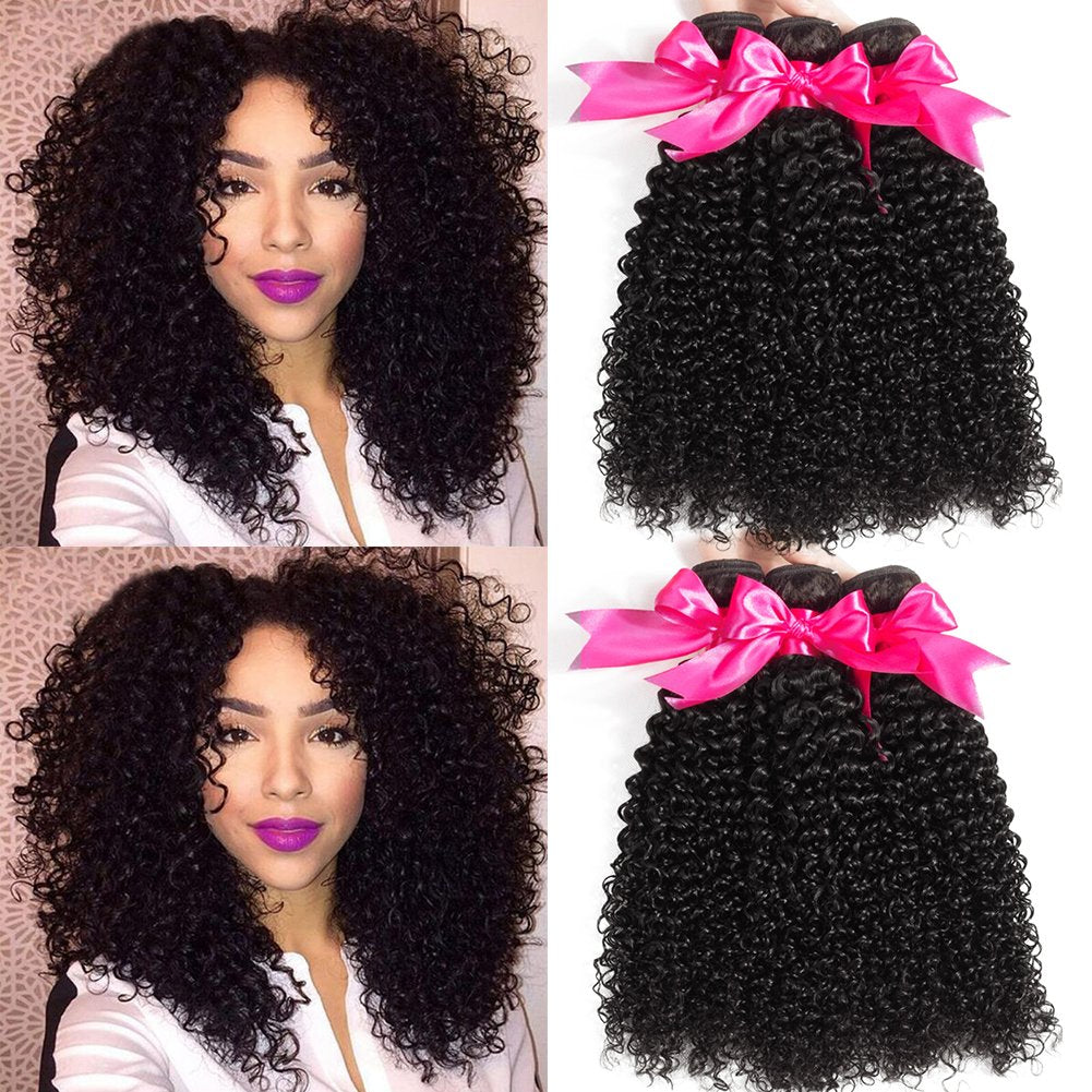 Burmese Afro Kinky Curly Human Hair Bundles Top Raw Hair Extensions Unprocessed Virgin Deep Water Wave 100% Human Hair Weave