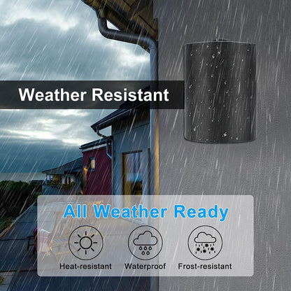 Herdio 5.25'' 600W 4PCS Outdoor Bluetooth Speakers Waterproof Wired Wall Mount Weatherproof Loudspeaker System For Garden Patio