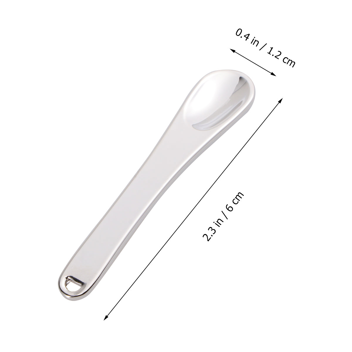 5Pcs Mini Makeup Spoon Beauty Scoop Face Mask Spatula Skincare Tool Metal Applicator For Cream Facial Testing Mixing