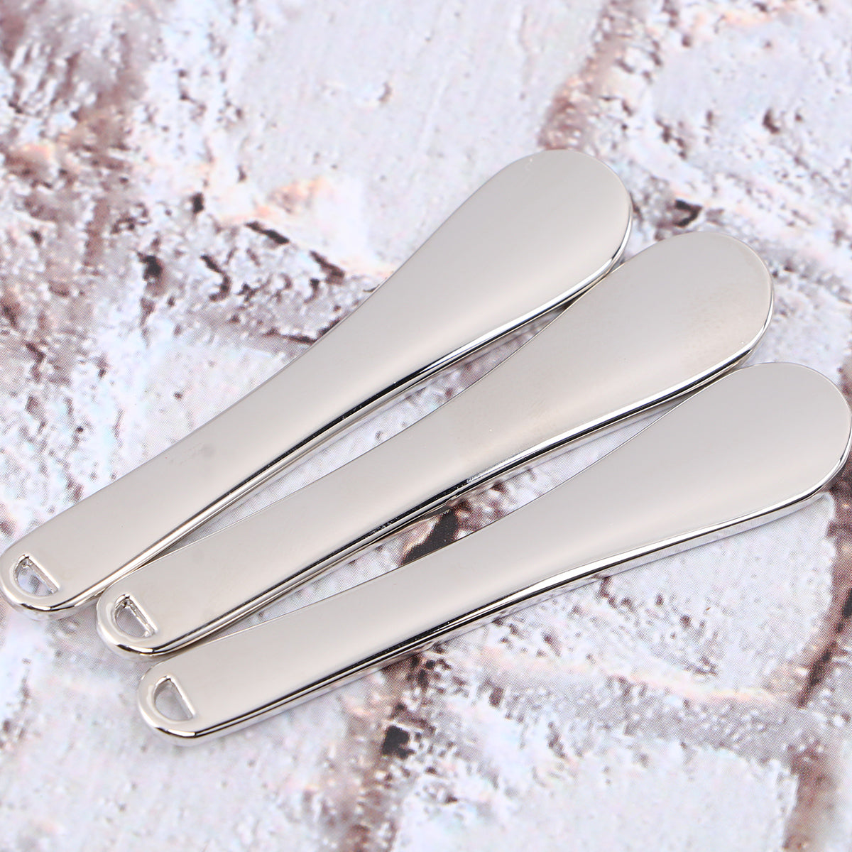 5Pcs Mini Makeup Spoon Beauty Scoop Face Mask Spatula Skincare Tool Metal Applicator For Cream Facial Testing Mixing