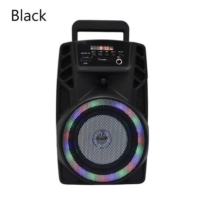 Bluetooth Speakers Portable Wireless Speaker 4 Inch with Rgb Led Light Stereo Sound