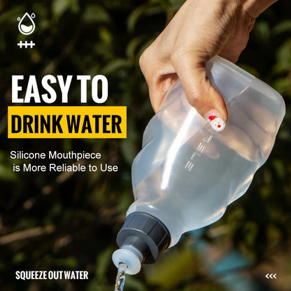 WRELS Sports Water Bottles Handheld Hydration Running Water Bottles BPA-Free Water Bottles for the Running Hydration Belt 250ml