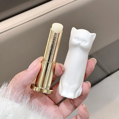Cute Cat Lip Balm to Improve Lip Dryness And Improve Dull Skin Students Autumn And Winter Moisturizing And Hydrating Li