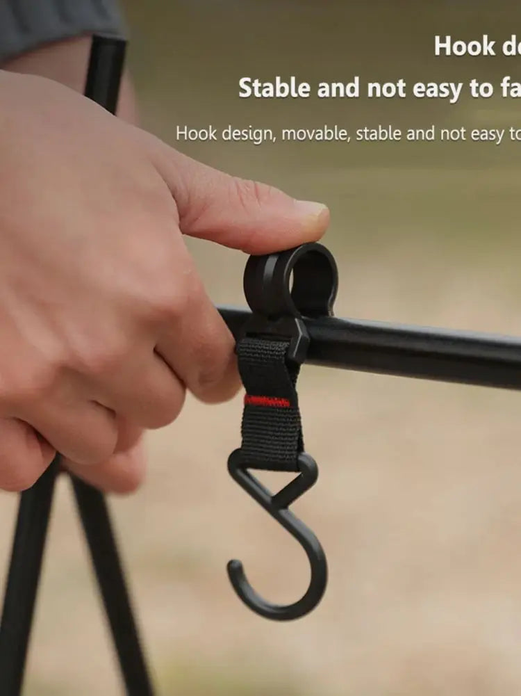 5/10pcs Outdoor Camping Moveable Hooks Detachable S-Shaped Hooks Hanging Storage Rack Multifunctional Outdoor Tools