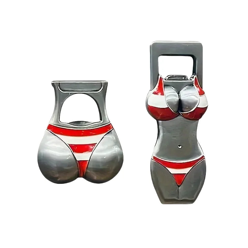 Portable Can Opener Handheld Fun Bottle Openers Bikini Sexy Design Fun Bottle Openers Portable No Violation Bottle Openers