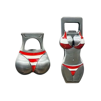 Portable Can Opener Handheld Fun Bottle Openers Bikini Sexy Design Fun Bottle Openers Portable No Violation Bottle Openers