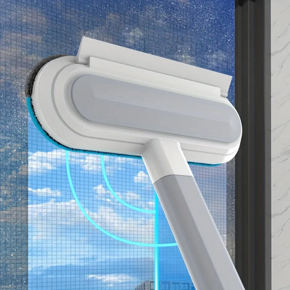 1pc Professional Multifunctional Window Cleaner and Pet Hair Remover with Squeegee and Cleaning Brush
