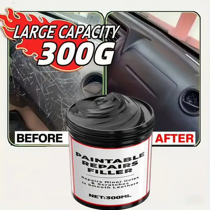 Multi-Purpose Plastic Rubber Repair Compound-Interior Refurbishing,Tire Care,Anti-Aging,Scratch Repair-Multi-Functional Formula