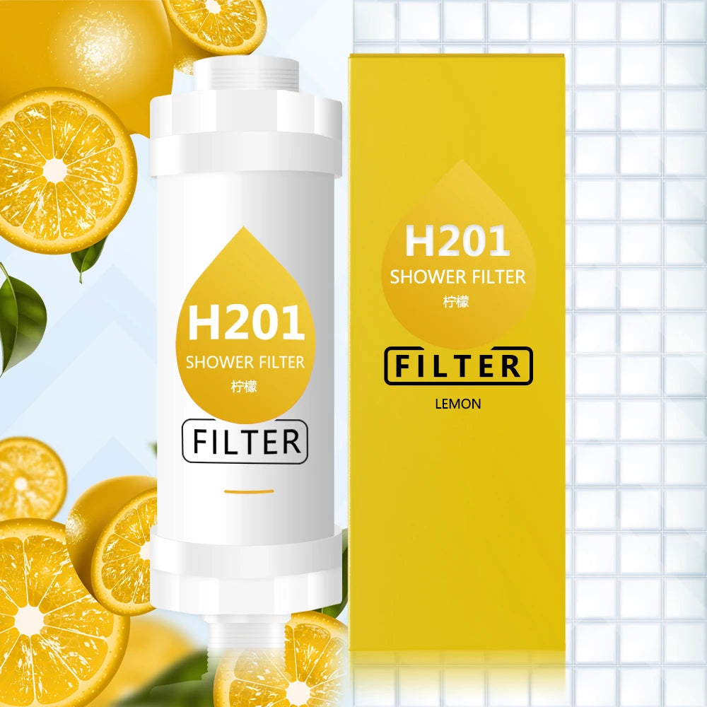 Vitamin C Shower Head Filter,Scented Bathing Shower Filter,Chlorine Removal Water Softener ,Natural Vitamin C Shower Filter