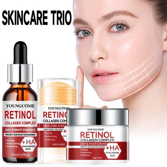 Retinol Collagen Cream Face Facial Anti Wrinkle Serum Remove Dark Spots Collagen Serum Anti Aging Essence Whitening Face Serum