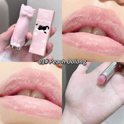 Cute Cat Lip Balm to Improve Lip Dryness And Improve Dull Skin Students Autumn And Winter Moisturizing And Hydrating Li