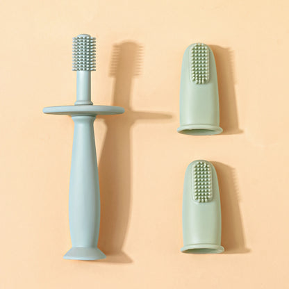 3pcs Baby Finger Toothbrush Soft Cleaning Toothbrush For Kids  BPA Free Oral Health Care For Infant Gentle Protect Babie
