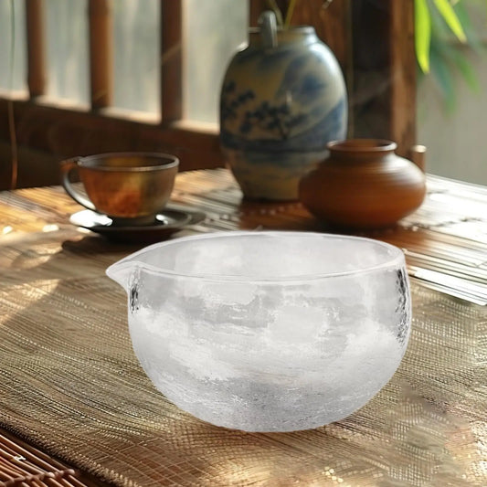 Matcha Bowl With Spout Ceremonial Matcha Chawan For Cold Brew Cold/Hot Water Matcha Mouth Tea Spoon Bowl Tea Set