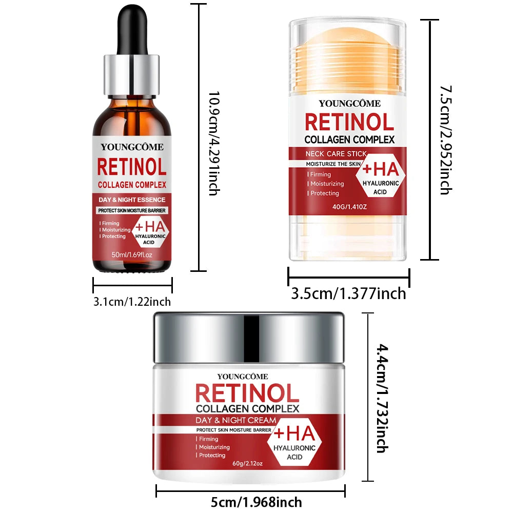 Retinol Collagen Cream Face Facial Anti Wrinkle Serum Remove Dark Spots Collagen Serum Anti Aging Essence Whitening Face Serum