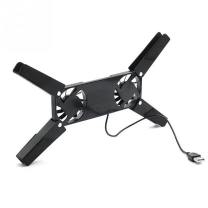 Laptop Cooling Pad Laptop Cooler USB Powered Cooling Pad Bracket 2 Fans for Laptop Universal 7 15" 1 Laptop Stand