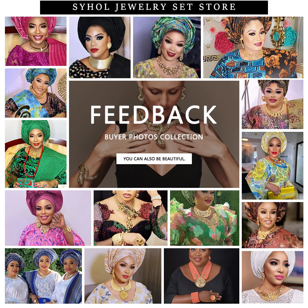 Jewelry For Women Necklace Rings Earrings Bracelet Set Fashion Simple Pendant Everyday Wear Nigerian Weddings  Jewelry Gifts