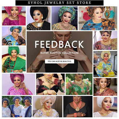 Jewelry For Women Necklace Rings Earrings Bracelet Set Fashion Simple Pendant Everyday Wear Nigerian Weddings  Jewelry Gifts