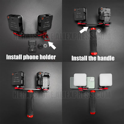 Dental Photo LED Light. Dental Photography Light. Macro, Polarizer, Intraoral, Denture Photo With Phone Lamp For Dentistry