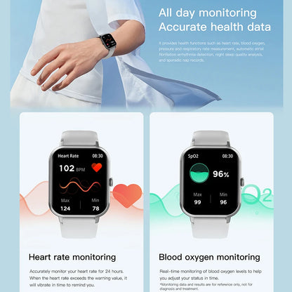 NORTH EDGE NL54C Smart Watch Men Smart Watch Women Watch Sports Watch Blood pressure Dial Watch DIY Watch Face Smart Voice