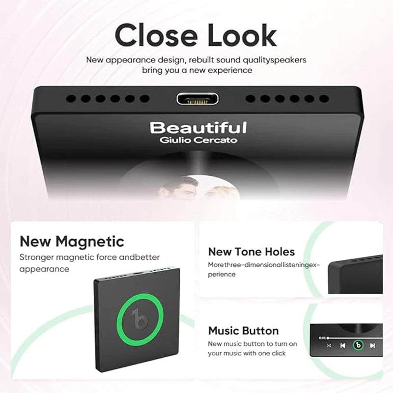 4.0 Gen Music Fridge Magnet with Frame, Personalized Refrigerator Magnets, Best Christmas Gift For Girlfriend For Wife