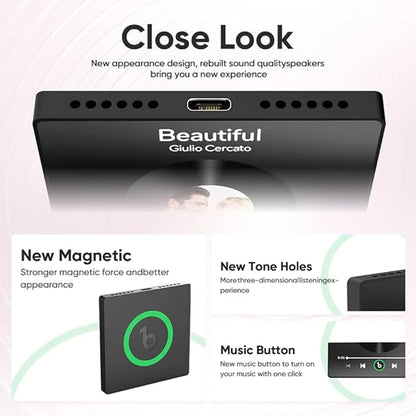 4.0 Gen Music Fridge Magnet with Frame, Personalized Refrigerator Magnets, Best Christmas Gift For Girlfriend For Wife