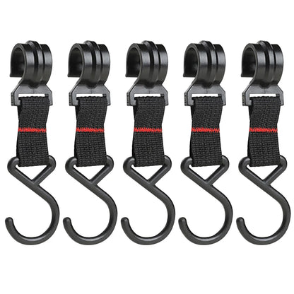 5/10pcs Outdoor Camping Moveable Hooks Detachable S-Shaped Hooks Hanging Storage Rack Multifunctional Outdoor Tools