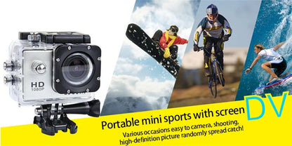 Underwater Waterproof Sports Dv Multifunctional Outdoor Riding Locomotive Sports Camera Sports Camera Diving Camera