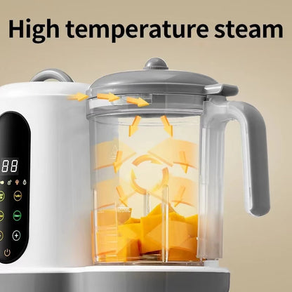 Multifunctional Baby Food Maker Supplementary Food Processor Kids Food Mill Steaming Stirring Warming Cooking Machine