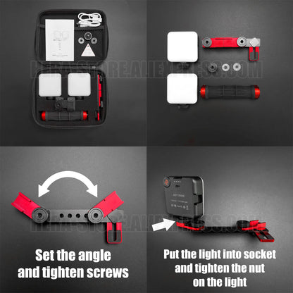 Dental Photo LED Light. Dental Photography Light. Macro, Polarizer, Intraoral, Denture Photo With Phone Lamp For Dentistry