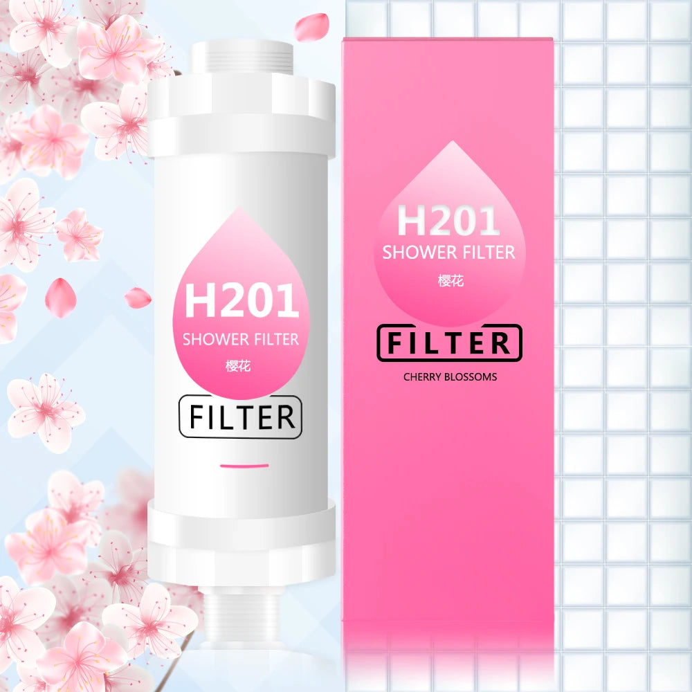 Vitamin C Shower Head Filter,Scented Bathing Shower Filter,Chlorine Removal Water Softener ,Natural Vitamin C Shower Filter