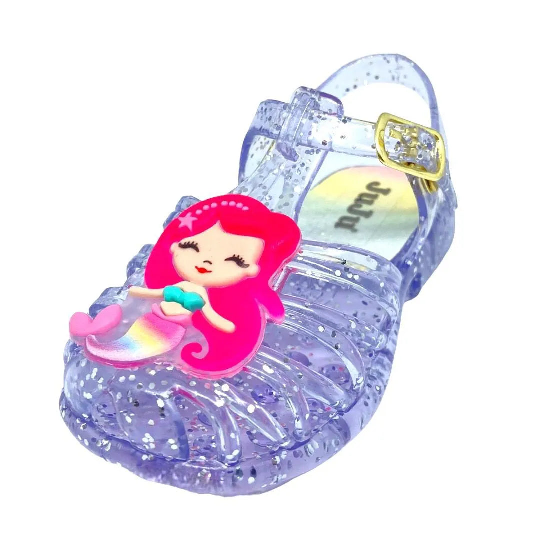 Sandals girl glitter mermaid children's shoes baby Juju shoes