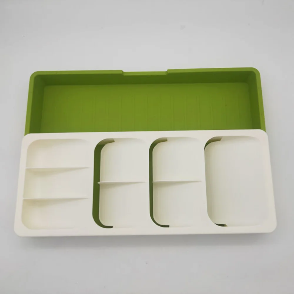 Adjustable multifunctional cutlery organizer for organizing kitchen silverware,cutlery,knives and spoons cluttering your kitchen