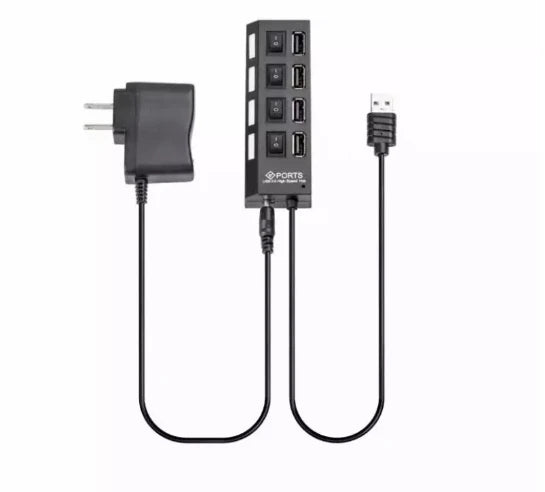 USB Extender With 4 2.0 Ports and 1.1 High Speed Connection Practical To Increase Connectivity Home Devices Good