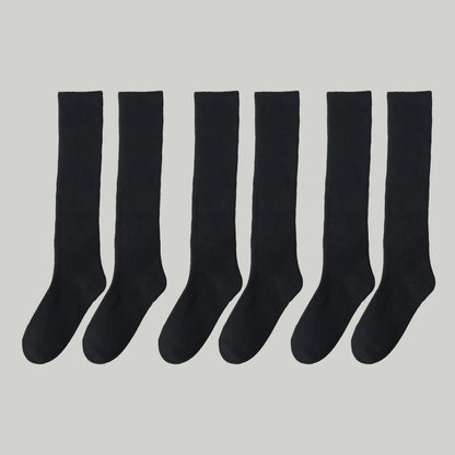 3Pairs Socks for Diabetic Men & Women - Non-Binding, Thick Cushion, Loose-Fit, Soft Cotton, Moisture-Wicking, Padded for Comfort