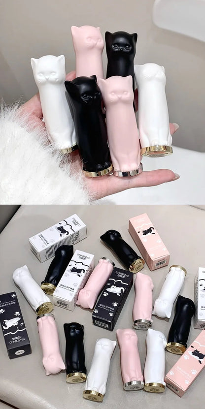 Cute Cat Lip Balm to Improve Lip Dryness And Improve Dull Skin Students Autumn And Winter Moisturizing And Hydrating Li