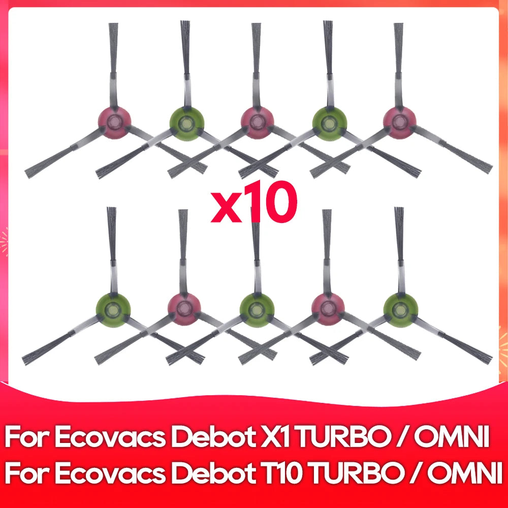 Compatible For ( Ecovacs X1 Turbo, X1 Omni, T10 Turbo, T10 Omni ) Main Side Brush Filter Mop Dust Bag Robot Vacuums Accessory