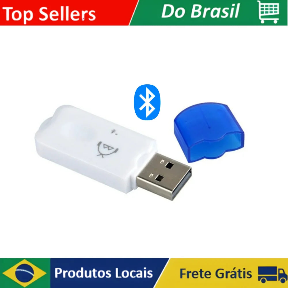 USB Bluetooth Audio Receiver Adapter for Car-Pen Drive-Wireless Music Streaming