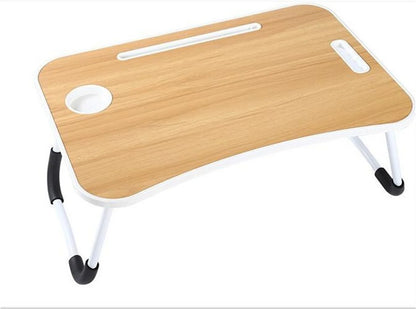 Wooden folding Laptop table for Laptop on sofa or bed. Multipurpose breakfast reading work tray laptop table