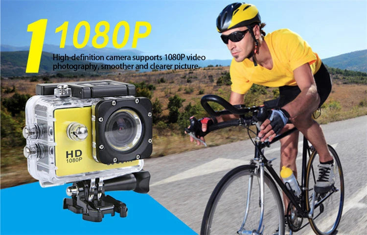 Underwater Waterproof Sports Dv Multifunctional Outdoor Riding Locomotive Sports Camera Sports Camera Diving Camera