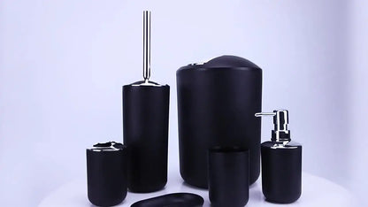 New luxury 4/6 piece bathroom accessories set various styles solid color high-end bathroom accessories set