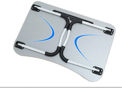 Wooden folding Laptop table for Laptop on sofa or bed. Multipurpose breakfast reading work tray laptop table