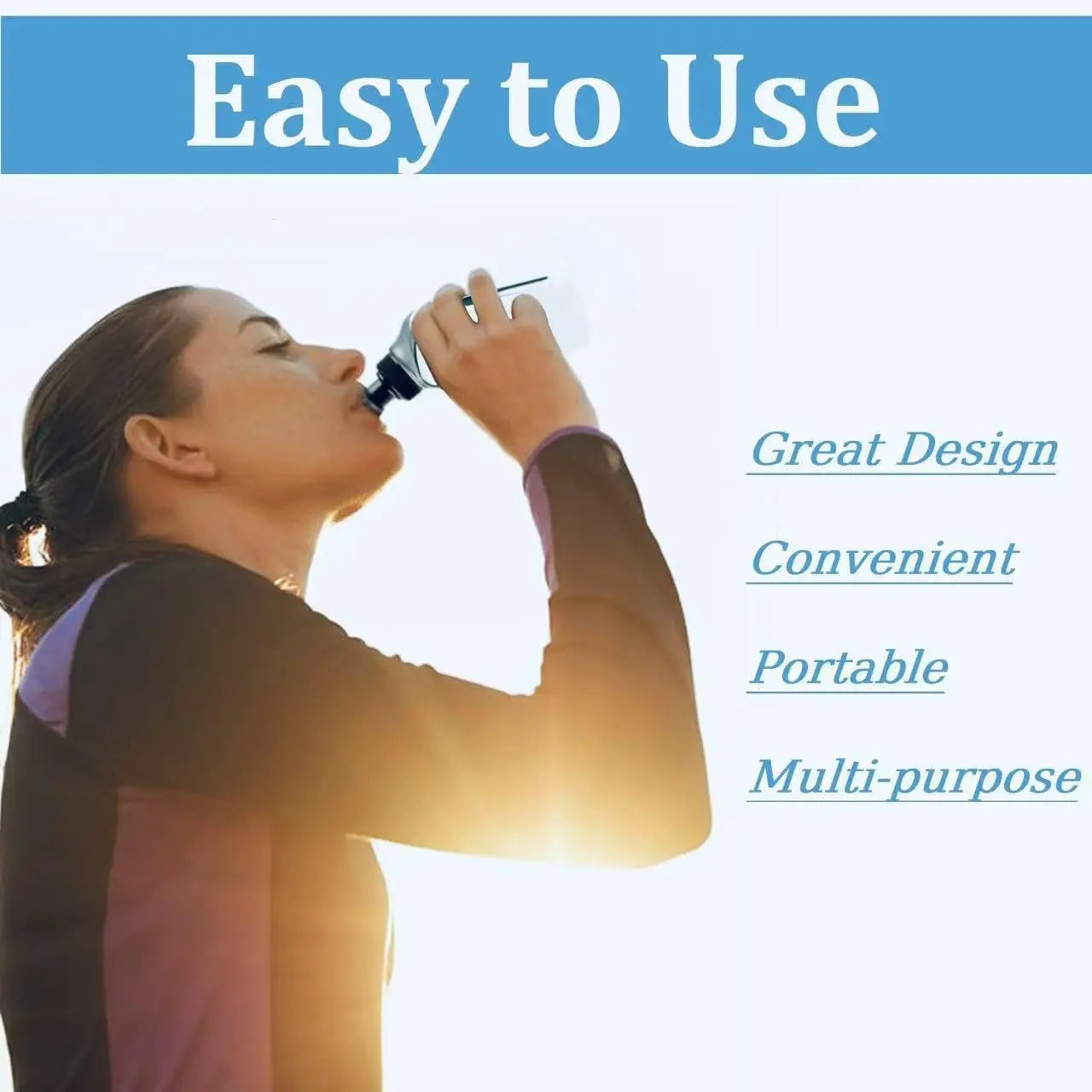 280ML Handheld Running Water Bottle for Quick Hydration for Long Distance Running BPA Free Sports Water Bottle for Running