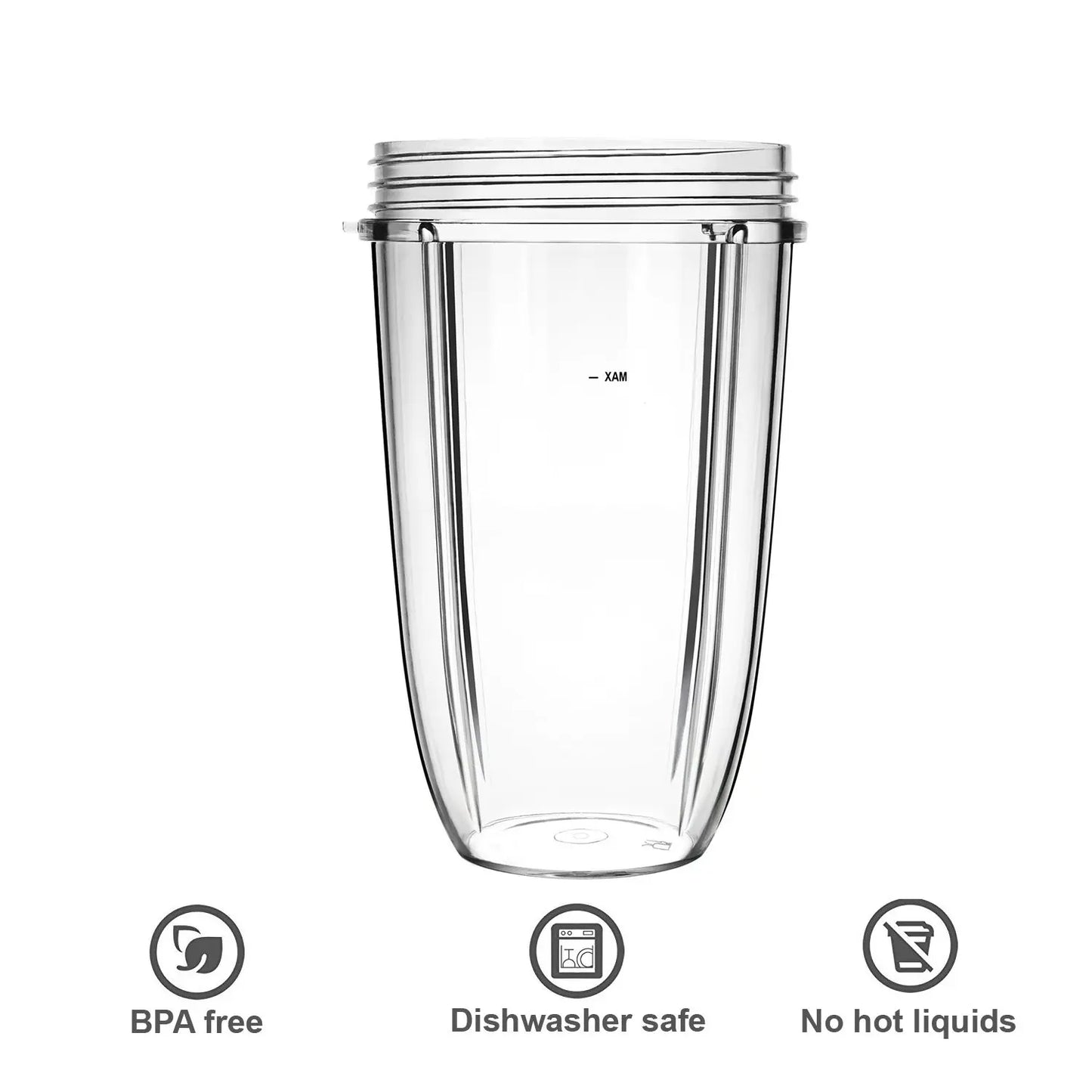 Blender Cup Juicer Cup For Nutribullet Nb600w/Pro 900w Extractor Blade 32oz Large Cup Blender Replacement Parts