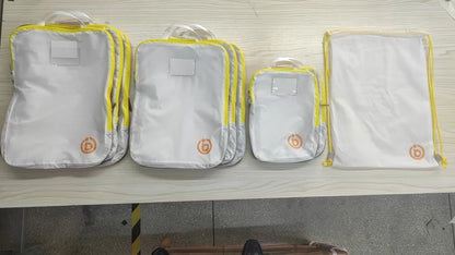 2/6/9 Set Compression Packing Cubes Waterproof Travel Organizer Bags Space-Saving Luggage Storage for Suitcase Travel Essentials